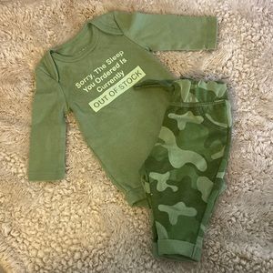Okie dokie Camouflage outfit